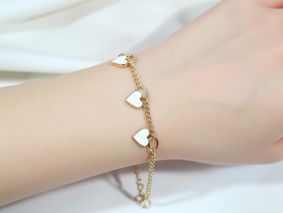 Pulsera con corazónes